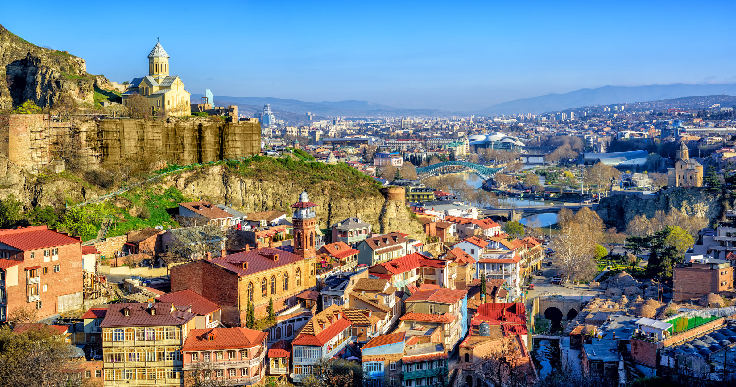 Landscape picture of Tbilisi