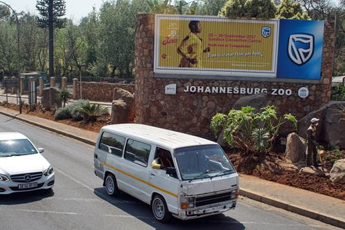 taxi van in Johannesburg